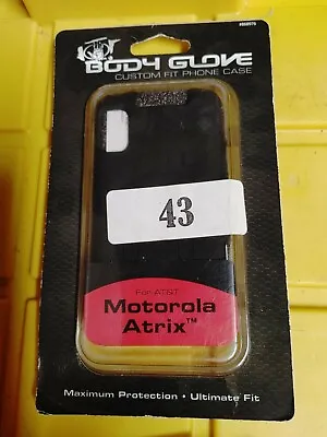 Body Glove Kickstand Snap-on Phone Case For Motorola Atrix 4G - Black AT&T  • $7.49