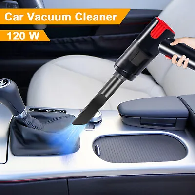 $14.99 • Buy 120W Portable Car Vacuum Cleaner Wet&Dry Duster Handheld Auto Cleaner