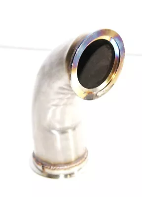 $36.99 • Buy Universal 90 Degree Stainless Steel Elbow Adapter Pipe 3 ID V-band Flange