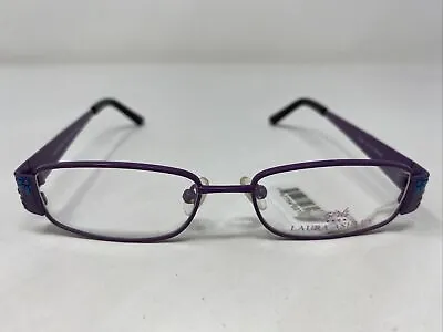 Laura Ashley Girls Flower Bliss Grape 45-14-125 Purple Eyeglasses Frame SR16 • $60
