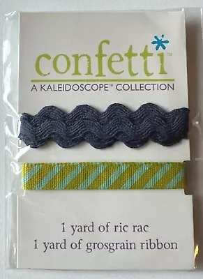 My Mind's Eye CONFETTI Kaleidoscope Collection Ribbons - 2 Yards Varieties • $2.49