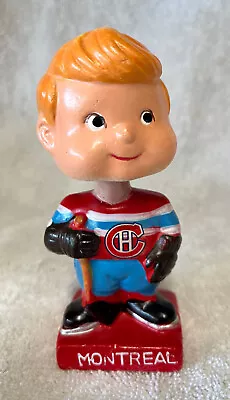 Vintage 1962 Nhl Montreal Canadiens Hockey Mini Bobblehead Nodder Bobble Head • $199