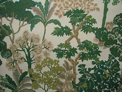 Avar Evergreen Japanese Cotton Curtain Upholstery Cushion Roman Blind Fabric • £8.99