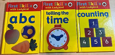 £5 • Buy Ladybird First Skills X 3 Counting. Telling The Time And ABC