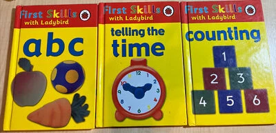 £5 • Buy Ladybird First Skills X 3 Counting. Telling The Time And ABC