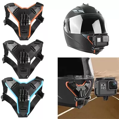 $12.73 • Buy Chin Stand Motorcycle Helmet Straps Mount For GoPro Hero 10 9 8 7 6 5 4 3