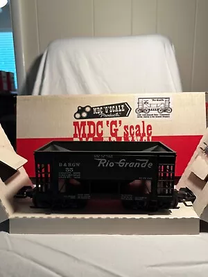 MDC G Scale Big Trains Rio-Grande #G4162 D&RGW Ore Car W/ Box & Paperwork • $60