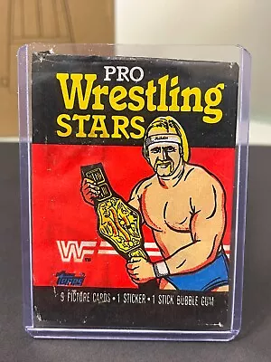 1985 Topps WWF Wrestling Stars Pack Wrapper - Hulk Hogan - 1987 • $6.99