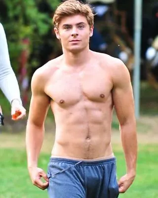 Zac Efron Shirtless 8x10 Photo Print • $3.99