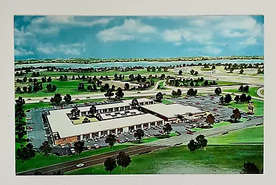 1964 Holiday Inn Springfield Illinois US 66 Roadside Motel VTG Travel Postcard • £8.20