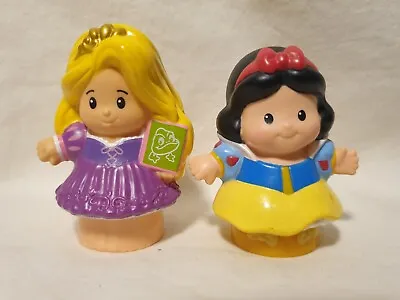 Fisher Price Disney Princess Little People 2012 Lot Of 2 Snow White & Rapunzel  • $19.99