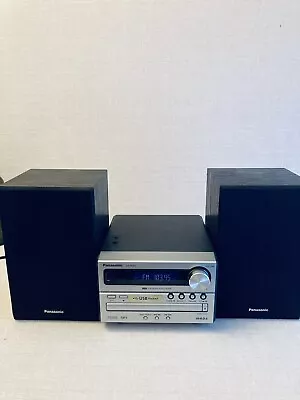 PANASONIC SA-PM02 Mini Hi-Fi Sound System Genuine Remote . Fully Working • £42