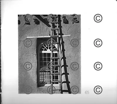 BOOK PLATE B&W Photo MORLEY BAER Windows Mission Rancho De Taos / Pueblo 9X9.5  • $9.99