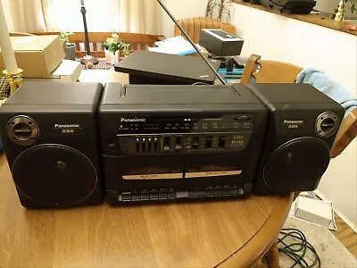 Vintage PANASONIC RX-CT820 AM FM RADIO CASSETTE BOOMBOX USED Tested See Pictures • $99.99