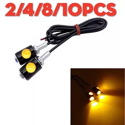 Motorcycle Car LED License Plate Light Turn Signal SMD Screw Bolt Lamp Bulbs • $6.99