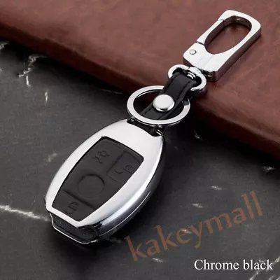 Black Key Shell Cover  Holder Chain For Benz A B C E V G Class GLA GLE CLA CLS • $16.47