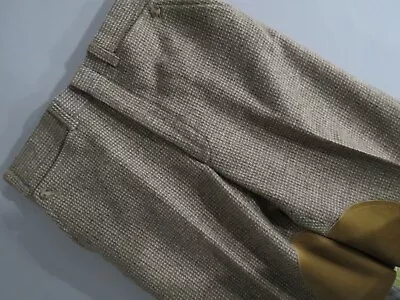 VTG NWT Old Stock Country Road Heavy Tweed Suede Equestrian Pants 32 Reg • $189