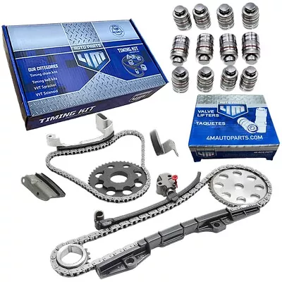 Engine Timing Chain Kit & Valve Lifters Fits Mazda MPV 90-93 B2600 89-94; 2.6L • $136.98