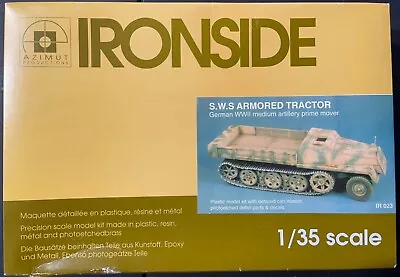 Azimut Ironside S.W.S Armored Tractor IR023 1/35 STARTED! Model Kit • $29.88