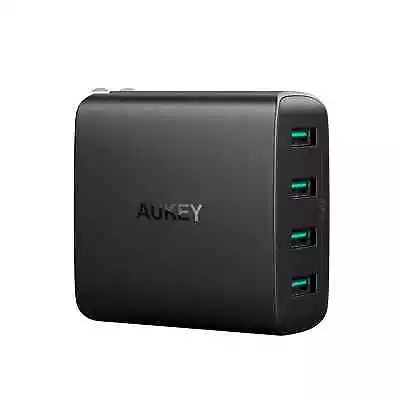 Aukey PA-U48 Amp 4-Port USB Wall Charger With Foldable Plug NEW • $12.95