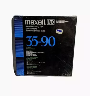 Maxell UD 35-90 (N) Hi-Output Extended Range Low Noise Reel To Reel New Sealed • $45.57