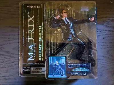 2003 Todd McFarlane The Matrix Series 2 - Agent Smith Action Figure - New In Box • $34.99