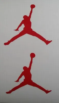 2 Michael Jordan Air Mini Decal Basketball Logo Vinyl Window Sticker Laptop Ipad • $2.99