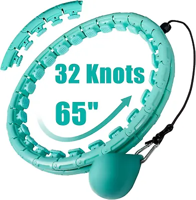 32-Section Weighted Hula Hoop For Adults With Massage And Weight Loss • $55.71