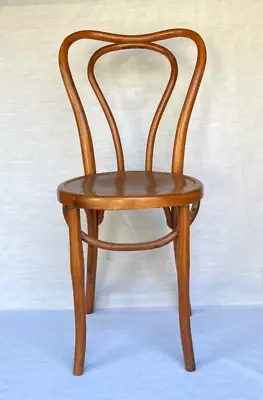 Antique Bentwood Thonet Chair Bistro Cafe Parlor Dining Chair Hip Rests Vintage • $79.99