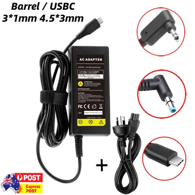 Laptop Elitebook Pavillion AC Adapter Charger Power Cord For HP Acer Lenovo 65W • $20.98