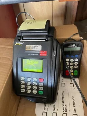 TeleCheck VeriFone Quartet Eclipse Credit Card Terminal With Key Pad  • $19