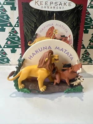 £19.99 • Buy Lion King Hakuna Matata Christmas Disney Hallmark Keepsake  Ornament New In Box