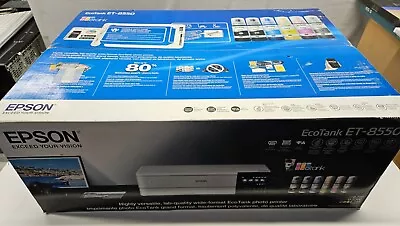 Epson EcoTank Photo ET-8550 Wireless Supertank All-in-One Printer NEW UNOPENED • $675