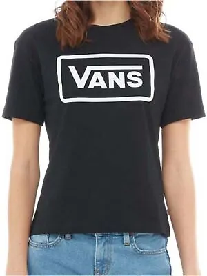 £13.49 • Buy Vans Black Boom Boom Boxy Womens T-Shirt - L