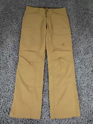 Eddie Bauer Pants Men 32 X 32 Beige Nylon Spandex First Ascent Cargo Hiking Logo • $32.95