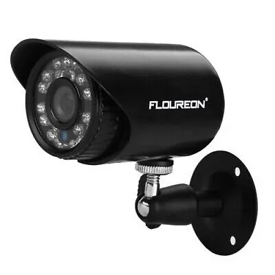 Floureon AHD 720p IR 3.6mm Lens IP66 Security CCTV Camera Night Vision 1500TVL • £15.99