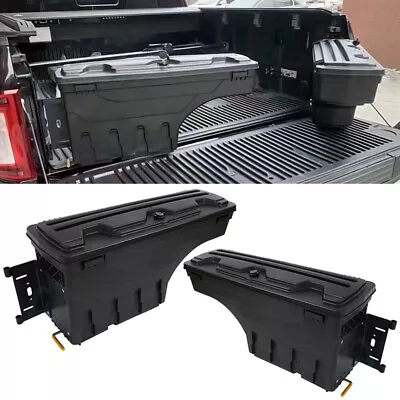 For 2005-2022 Toyota Tacoma Truck Bed Storage Tool Box Swing Case Lock L+R Side • $166.81