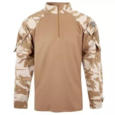 British Army UBACS Shirt Desert Camo Under Body Armour Combat Shirt - Grade 1 • £24.95
