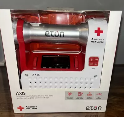 ETON AXIS Self-Powered Weather Alert Radio -BRAND NEW Phone Charger: AM/FM/NOAA • $24.99