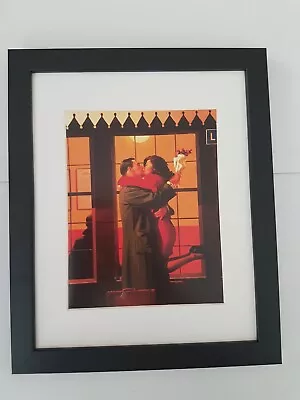 Jack Vettriano Back Where You Belong  Black Framed Art Print 3cm Matt Frame • £18.99