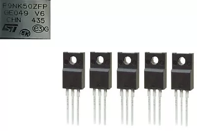 P9NK50ZFP STP9NK50ZFP (5x) N-Ch 500v MOSFET  TO-220 • $15.73