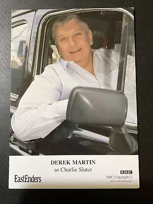 Eastenders Cast Card Of Derek Martin As Charlie Slater. • £1.50