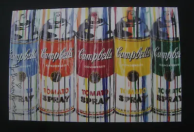 MR BRAINWASH PROMO POSTCARD PRINT SHOW MBW Street Art Urban Spray Cans Warhol • $24.99