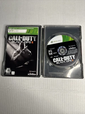 $19.99 • Buy Call Of Duty Black Ops II 2 Steelbook Metal Case Xbox 360 - Damaged Case