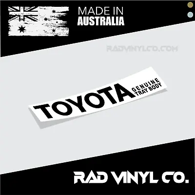 TOYOTA HiLUX (GENUINE TRAY BODY) Tailgate | Vinyl Sticker Decal • $25.98