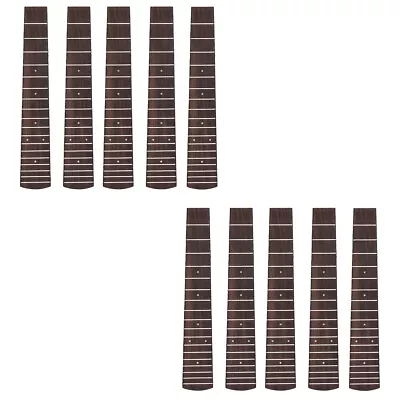 $94.48 • Buy Tenor Ukulele Fretboard Fretted Fingerboard For 26 Inch Hawaii Guitar 10Pcs