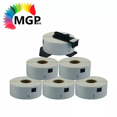 5+1 Compatible For Brother DK-11201 Address Label 29mm X 90mm QL500 QL570 QL700 • $35