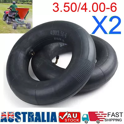 2X 13  Tire Inner Tube 3.50/4.00-6 Bent Valve Wheel Lawn Mower Trolley Golf Cart • $21.59