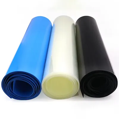 258mm-625mm PVC Heat Shrink Tubing Electronic Battery Wrap Package Various Color • $83.18