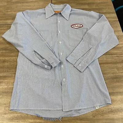 Vintage Wear Guard Work Shirt Button Up Long Sleeve Size M • $19.95